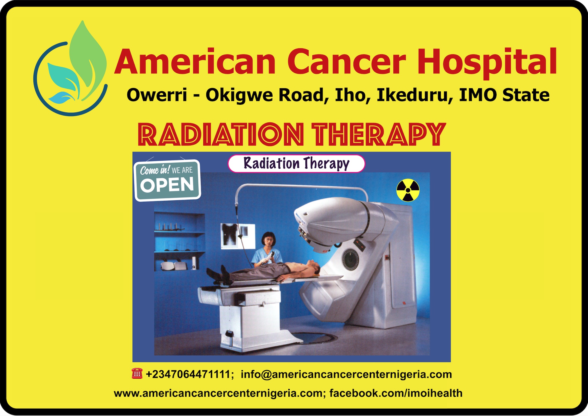 RADIATION THERAPY AVAILABLE